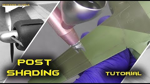 Post-Shading Aircraft Panel Lines : Airbrushing : Tutorial