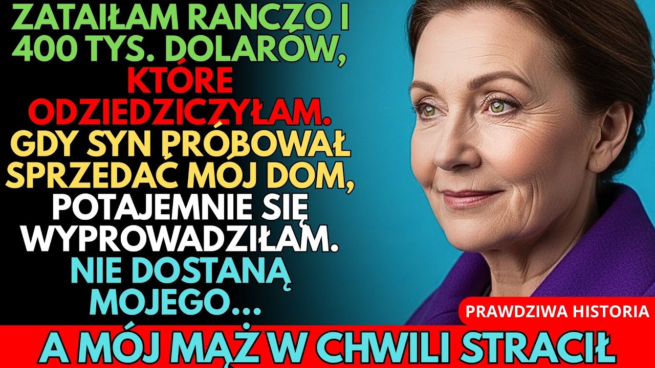 UKRYŁAM SPADEK 400 TYS. DOLARÓW. SYN CHCIAŁ SPRZEDAĆ MÓJ DOM, ALE JA JUŻ SIĘ WYPROWADZIŁAM.