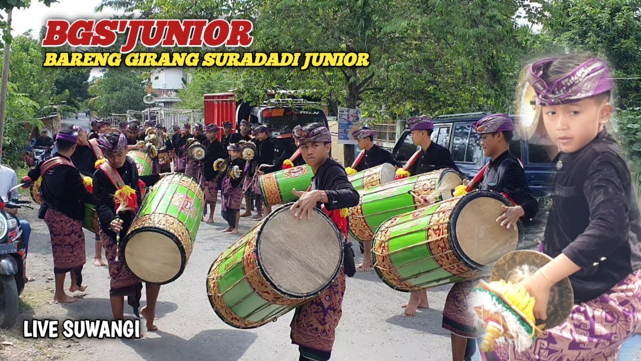 GENDANG BELEK (BGS'JUNIOR) MENGGEMPARKAN WARGA DESA SUWANGI BERSAMA JANGGER SOLEHA