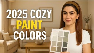 2025 Paint Colors for a Cozy Living Room