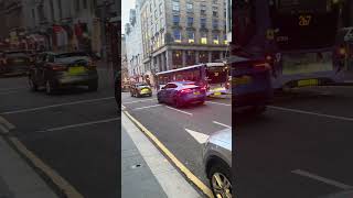 Lamborghini Urus going past Glasgow City Centre