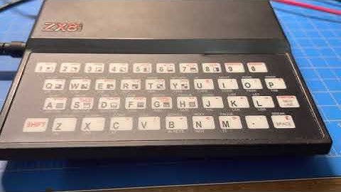 Sinclair ZX81 - A Quick Test