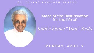 Funeral Service - Ianthe Elaine "Anne" Sealy
