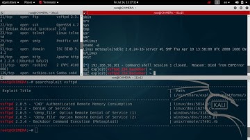 13- Gaining Access Techniques Using Nmap , Searchsploit and Metasploit Part 1