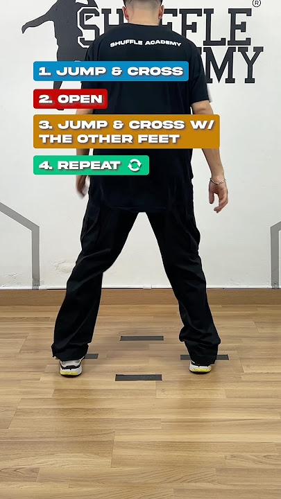 Criss Cross Tutorial📚 #shuffledance #cuttingshapes