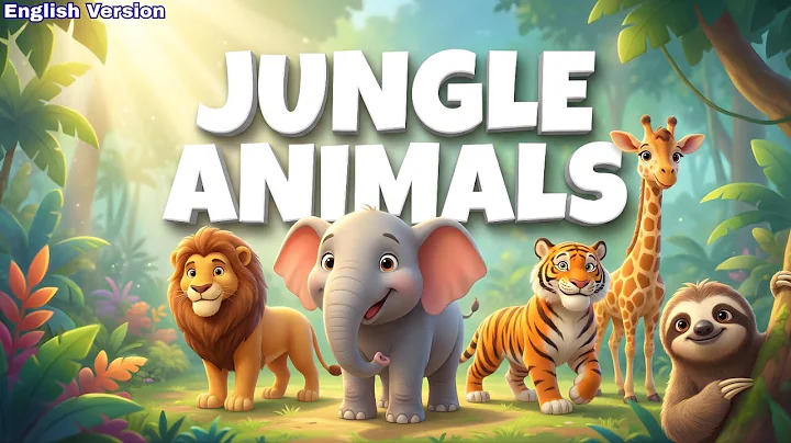 10 Jungle Animals for Kids | Wild Animal Learning Video 🐯🦁