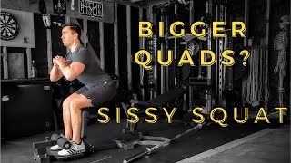 Sissy Squat For Bigger Quads