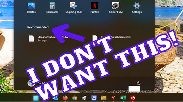 How to hide Recommended section Windows 11 start menu