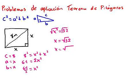 ¿Cuánto miden los lados de un cuadrado cuya diagonal mide 4?