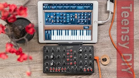Teensy DIY Midi Controller Jam - Moog Model D App, Fugue Machine