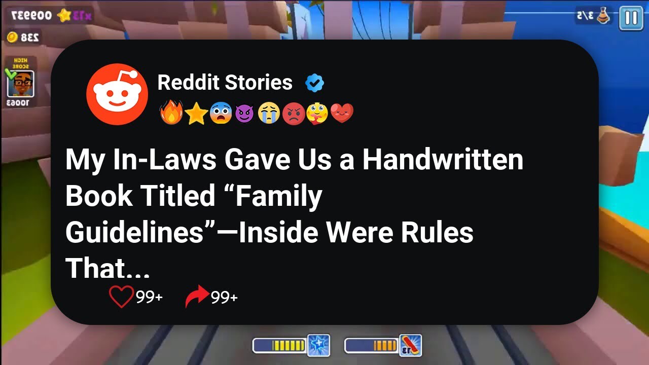 Мои родственники со стороны мужа подарили нам рукописную книгу под названием «Семейные правила» —...