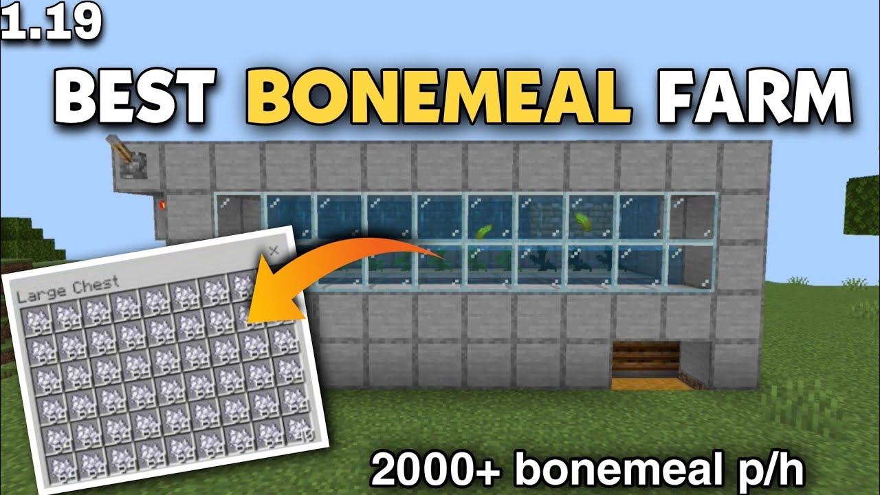 Best 1.19 Moss Bonemeal Farm Tutorial In Minecraft ( Mcpe – HTJRY
