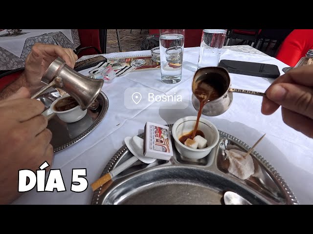 Café y cigarro en BOSNIA🇧🇦🚬 | Balcanes en moto - Día 5