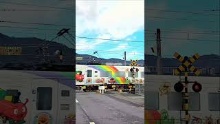 【電車】8000系アンパンマン列車（しおかぜ９号）+8000系特急電車（いしづち９号）　#jr #電車 #train #鉄道  #railway