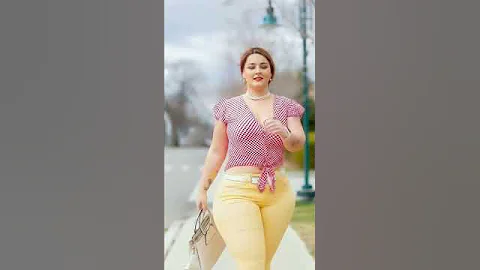 Plus Size Fashion - Maui BeachesSkirt Set 💛| Plus-Size Fashion Inspo #short #BodyPositiveStyle #OOTD