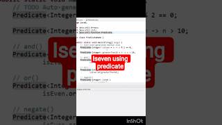 #shorts #java8 #predicatelogic