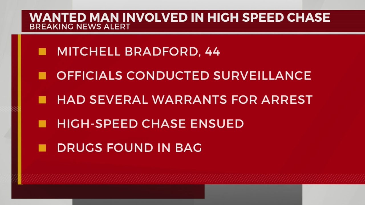Wanted man involved in high-speed chase - YouTube
