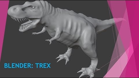 Blender : T-Rex Modeling: Part 1