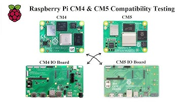 Raspberry Pi CM4 and CM5 Compatibility Testing