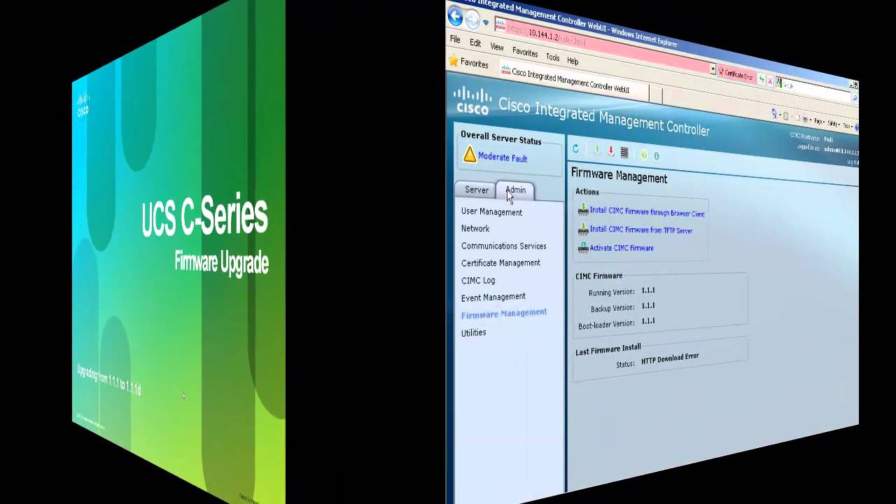 Cisco UCS C-Series Firmware Upgrade