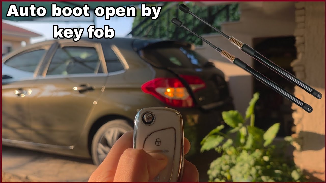 Citroen C4 B7 auto boot/trunk open by key fob