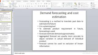 Forecasting 1