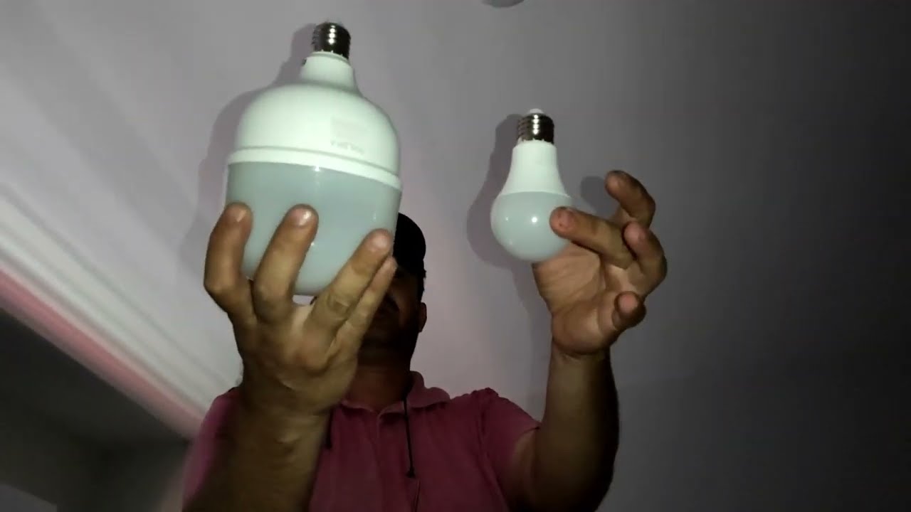 Trocando a luz led 50w Philbra que comprei para colocar no escritorio e residência