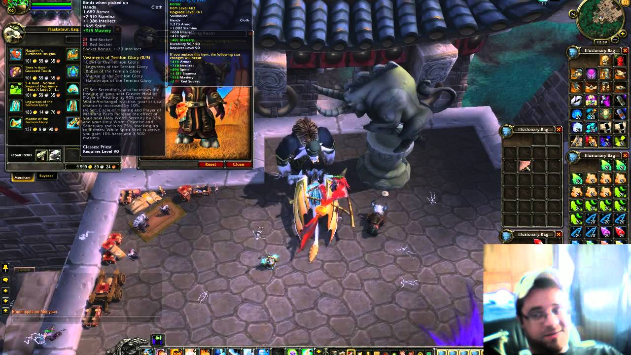 Metro Examines Healer Priest Tier 16 - Models, Stat Discussion, and Set Bonuses!