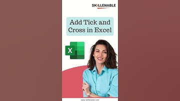 Learn how to add tick & cross in  Excel | QUICK TIPS AND TRICKS