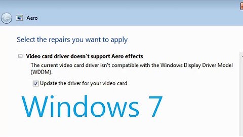video card driver doesn