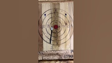 Axe Throwing Is Harder Than It Looks! #axe #axethrowing #hard #trickshot