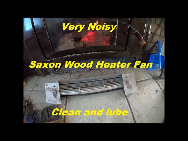 Saxon black wood very noisy heater fan clean #2 on going thing !!! - YouTube