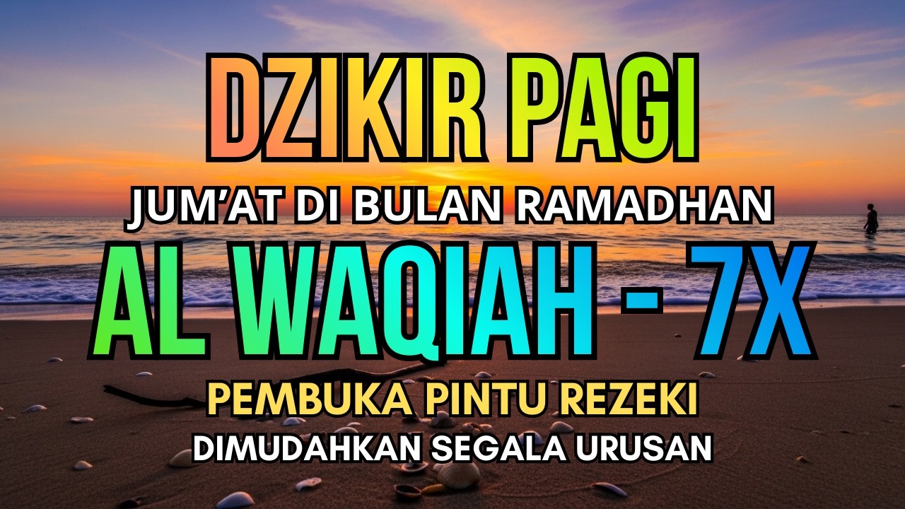 Menentramkan Jiwa! Al-Waqiah 7x | Murotal Al-Qur’an untuk Rezeki & Ketenangan
