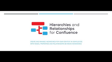 Hierarchies and Relationships for Confluence overview