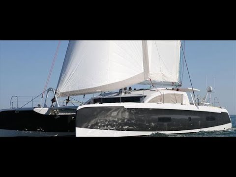 Outremer 5X catamaran Walkthrough at Cannes 2017 ( la vagabonde xxl )