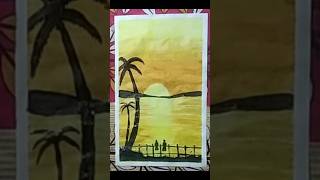 easy nature painting class -6 ? painting. acrylic painting. painting paint shorts