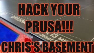 Hack Your Prusa! - Prusa Bed Leveling - Chris's Basement