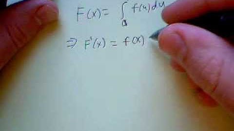 Proof of Part II of the Fundamental Theorem of Calculus