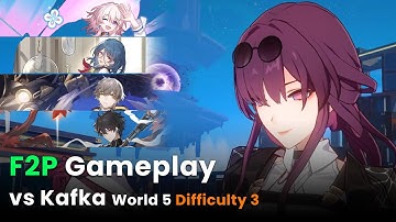 F2P NO GACHA Clear Kafka World 5 Difficulty 3 | Simulated Universe Guide - Honkai Star Rail