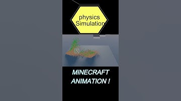 Dirt vs cobblestone #minecraftanimation #blender