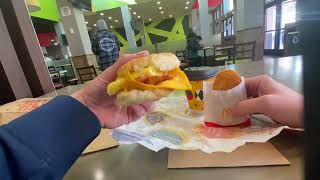 McDonald’s Bacon 🥓 Egg 🍳 and cheese 🧀 Biscuit, With Hasbrows and a coffee ☕️ #mcdonalds #viral #food