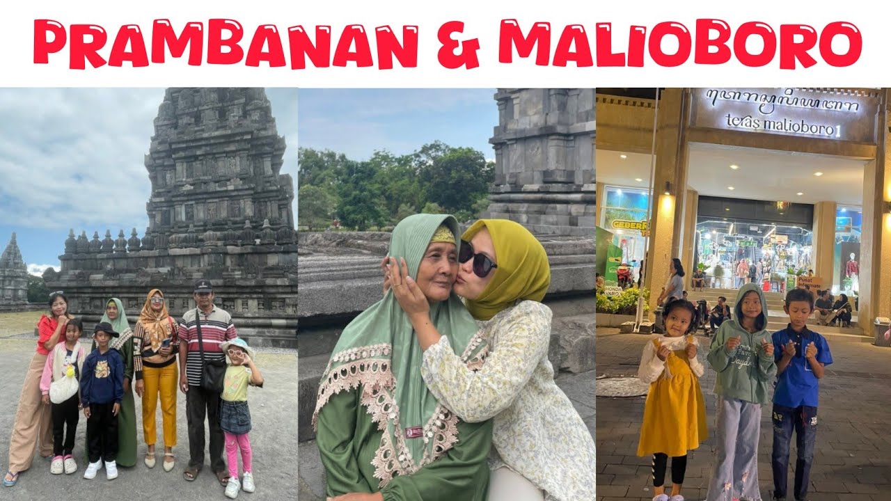 Central Java : Prambanan temple and Malioboro