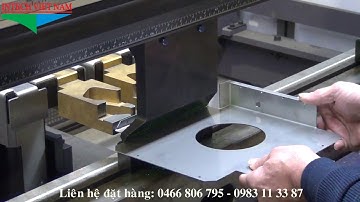 Gia công chấn gấp trên kim loại tấm