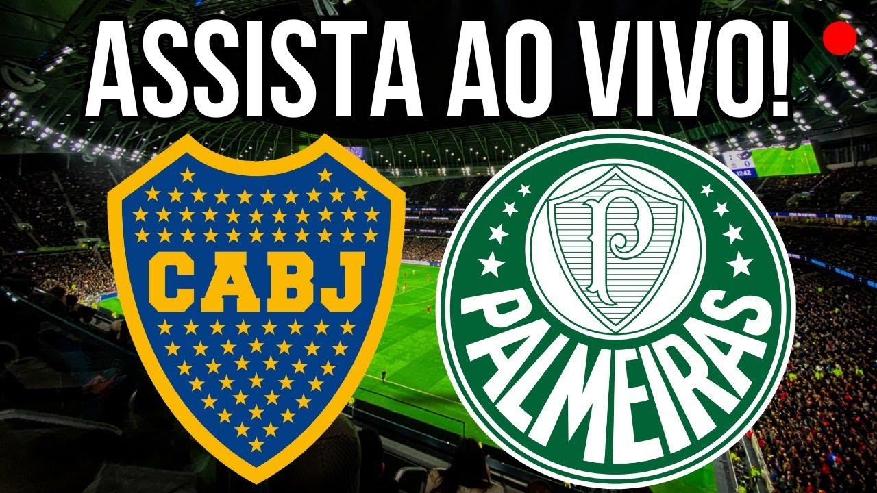 BOCA JUNIORS X PALMEIRAS AO VIVO COM IMAGENS · Libertadores 2023