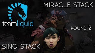 SING STACK VS MIRACLE STACK ROUND 2 (SingSing Dota 2 Highlights #1035)