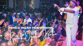 Prince Indah performing Kwach Ogole koke