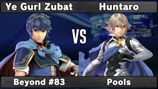 Ye Gurl Zubat (Marth) vs Huntaro (Corrin, Sephiroth, Cloud) | Pools | Beyond #83