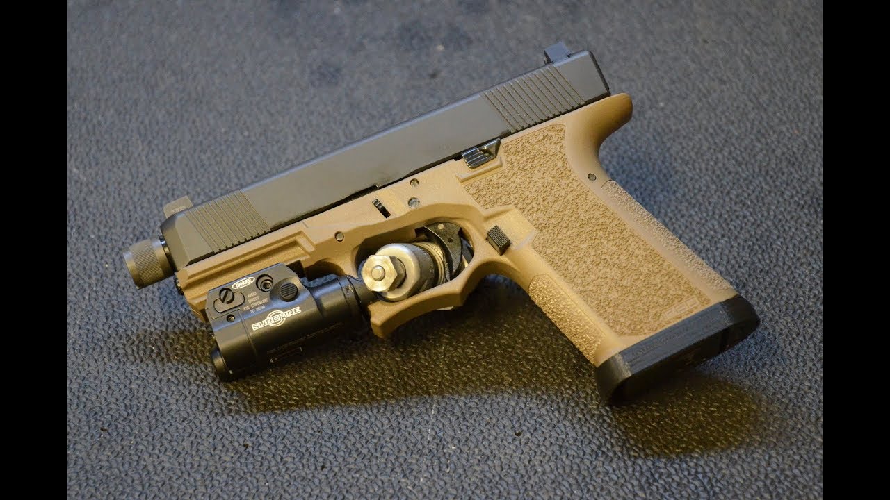 Extended Magwell For The Compact Polymer 80 Glock Frame.