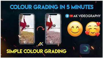 Alight Motion Colour Grading | Alight Motion Telugu Tutorial |2k21 HD full screen video