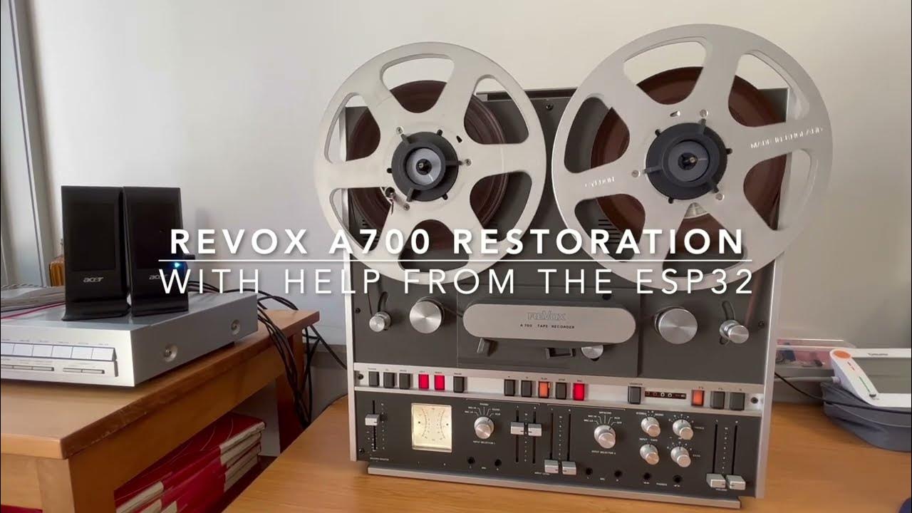 Revox A700 restoration with help from the ESP32 